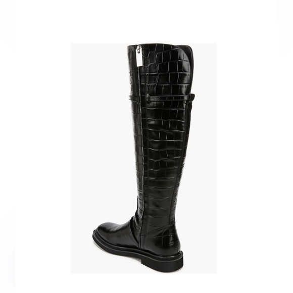 SARTO By Franco Sarto Ainsley Knee High Boot Black Croc Print Women’s Size 8 - Picture 7 of 15